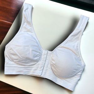 Miracle Bamboo Bra NWT women's XL hook front closure stretch supportive